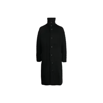 Yohji Yamamoto Pour Homme Coats Men Black