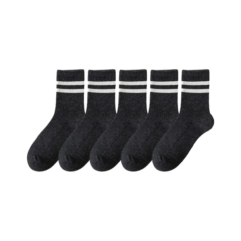 KANTANZHE Mid Calf Socks Unisex Combo Set-5