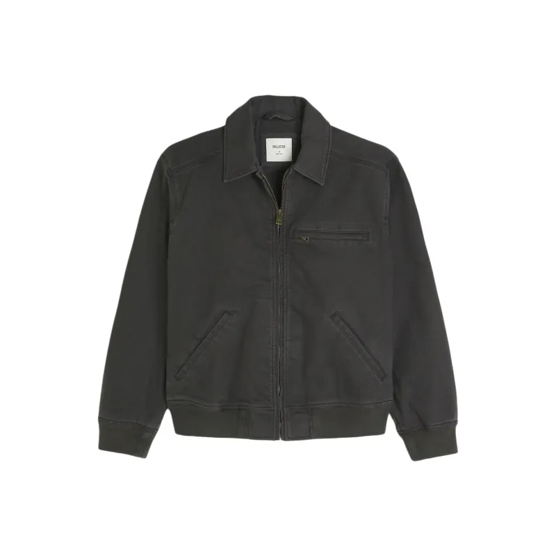 Hollister Jackets Coats Men's Black-0