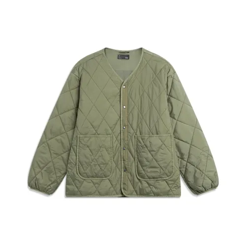 LiNing Puffer Jacket Unisex Murky Olive Green