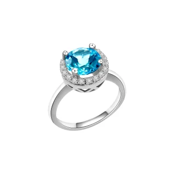 COISE Natural Topaz Rings Women's