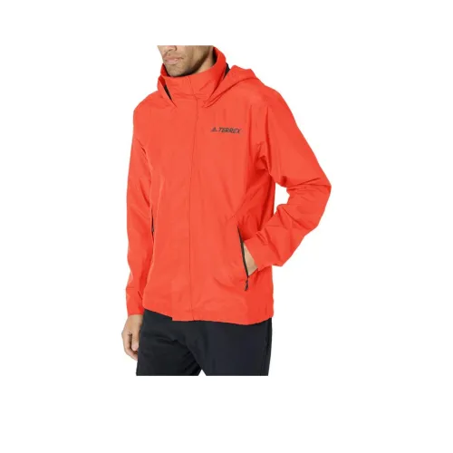 Adidas Brandnameinternal Jackets Coats Men's Vibrant Orange