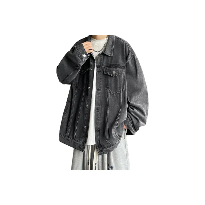 FONDLOOK Denim Jackets Unisex-3