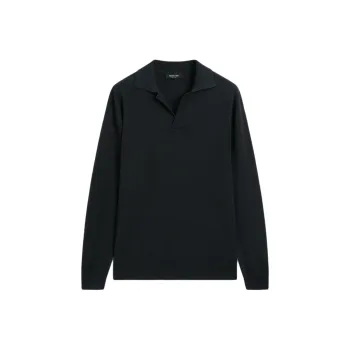 Massimo Dutti Polo Shirt Men's Black