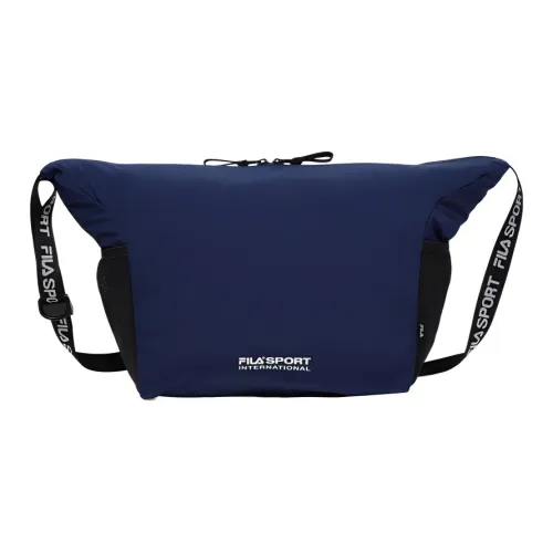 FILA Nylon Shoulder Bag, Crossbody Bag Unisex Blue