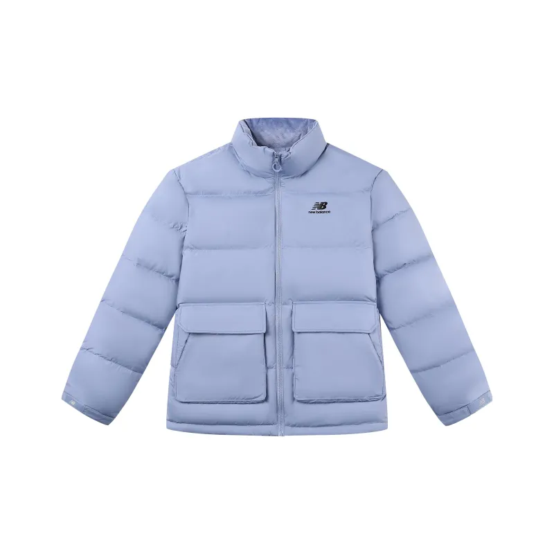 New Balance Down Jackets Unisex Blue-0