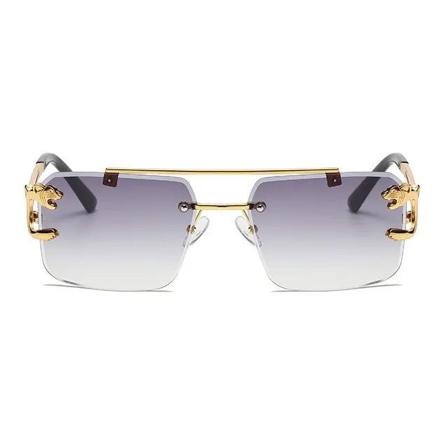 YUZHAOLIN Metal Square Sunglasses Unisex-7