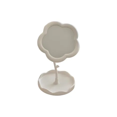 Suiyiie Floral Make Up Mirrors Rotatable Detachable Desktop Storage