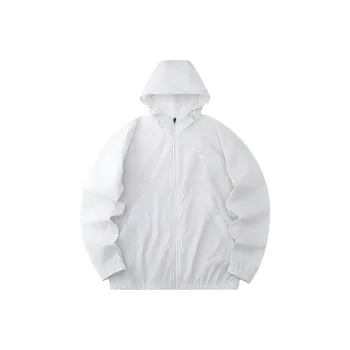 Anta Life Collection Windproof Coat Men's White