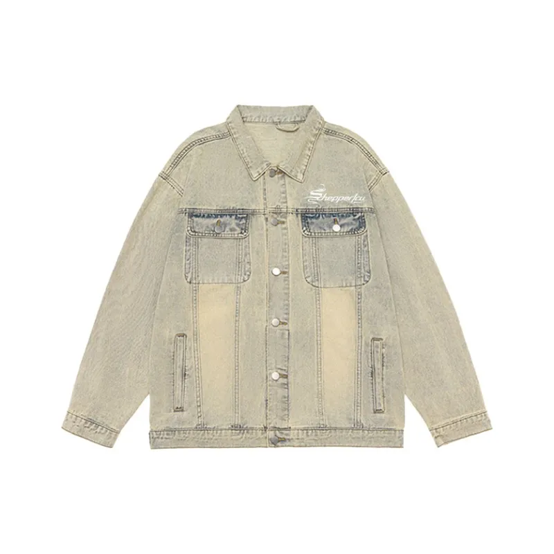 JCUI Denim Jackets Unisex-4