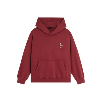 LUJIAMEN Sweatshirt Unisex Dark Red