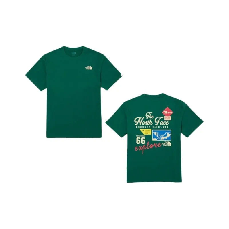 THE NORTH FACE T Shirt Men's Dark Green-4