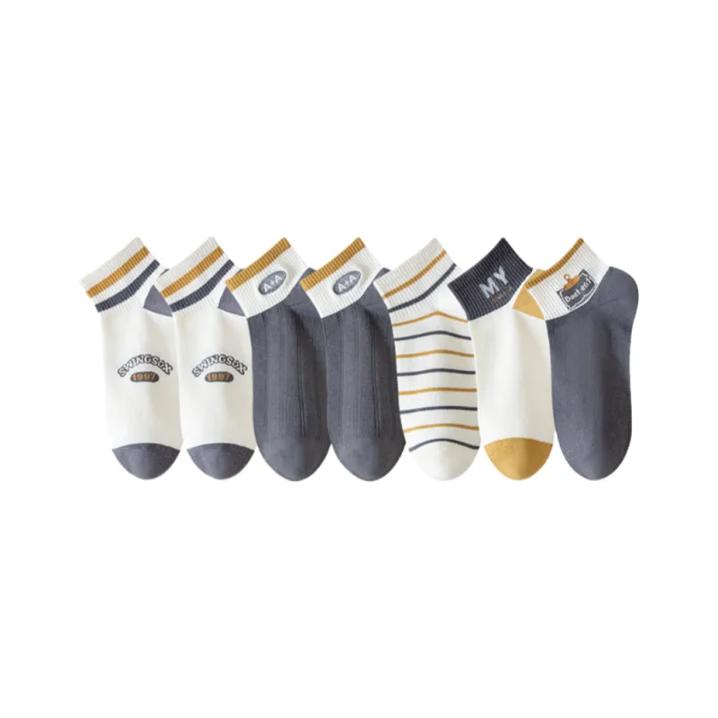 Lan Miao Ankle Socks Men's 7 Pack-4