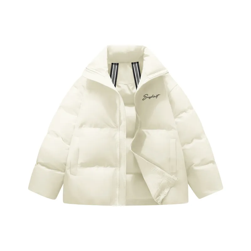YAYA Down Jacket Unisex Pink White-10