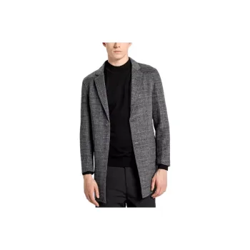 BRAUN BUFFEL Coats Men Gray