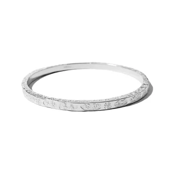 FUYUFU S999 Fine Silver Sterling Silver Bracelets Women's