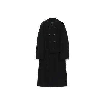 Yohji Yamamoto Coats Unisex Black