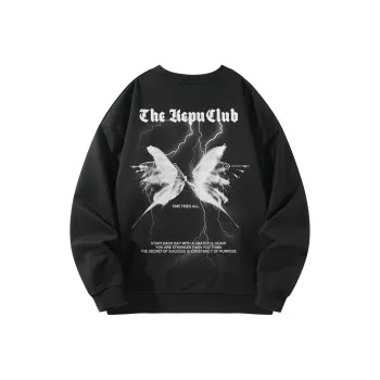 Kepu Sweatshirt Unisex White Pink