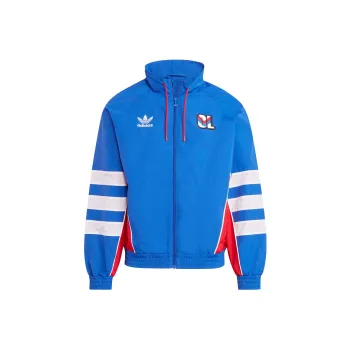 Adidas Olympique Lyonnais Jackets Men Collegiate Blue
