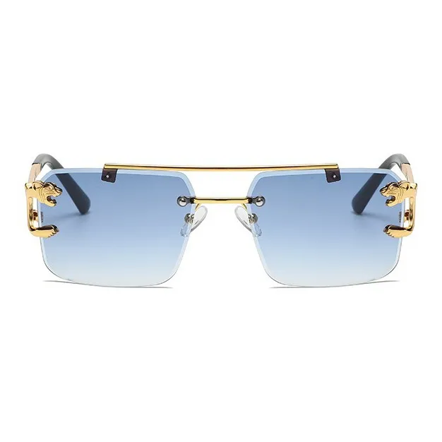 YUZHAOLIN Metal Square Sunglasses Unisex-9