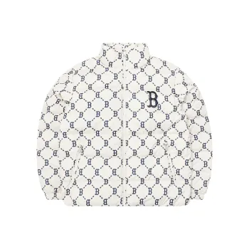 MLB Boston Red Sox Down Jackets Unisex Beige