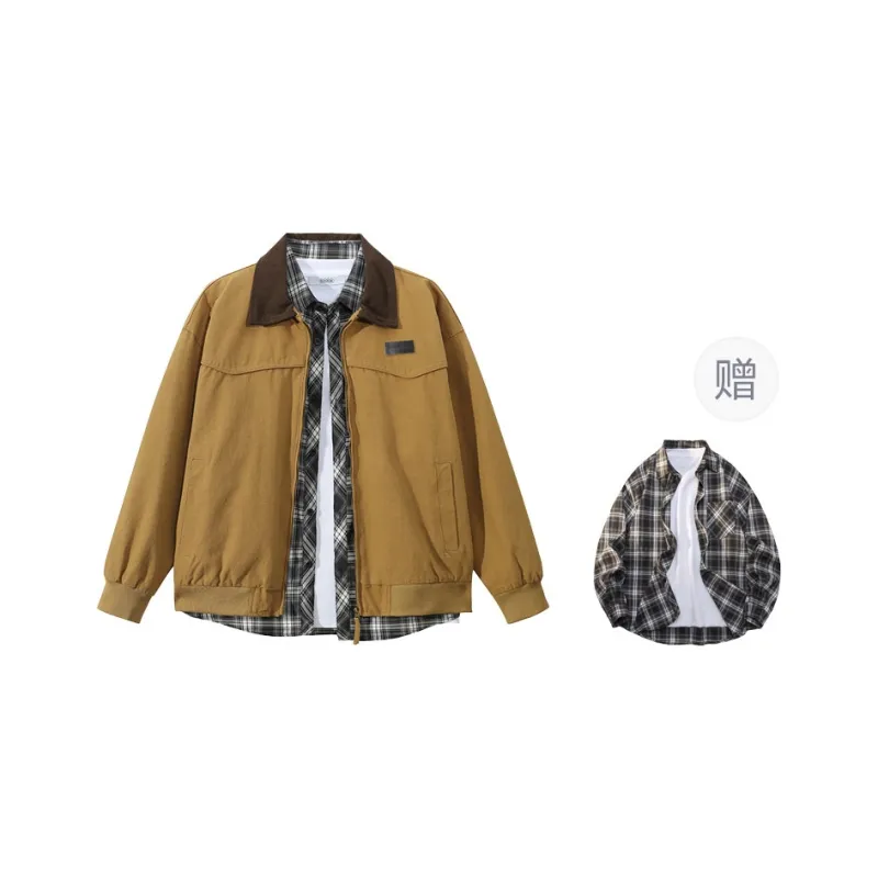 OGEK Jackets Coats Unisex Black Comes With Shirt+Brooches-0