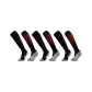 Long Shaft Soccer Socks Black 3 Pack