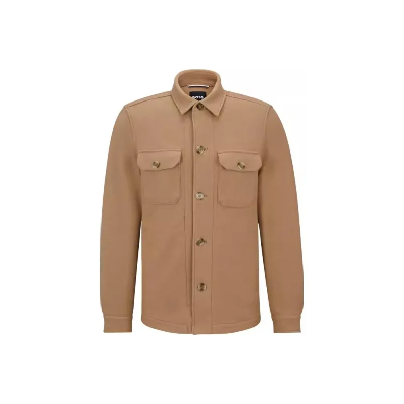 HUGO BOSS Fine knit Shirt Jacket-0