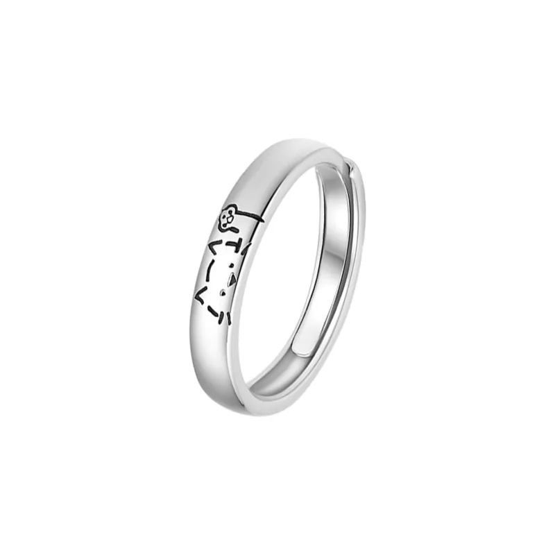 MAGICPOLE Sterling Silver Rings Unisex Silver-1