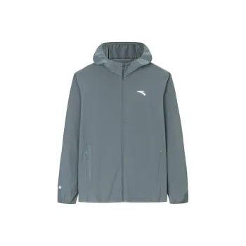 Anta Comprehensive Training Collection Outdoor Collection Breathable Sun Protection Clothing Men's Dark Chamber Gray