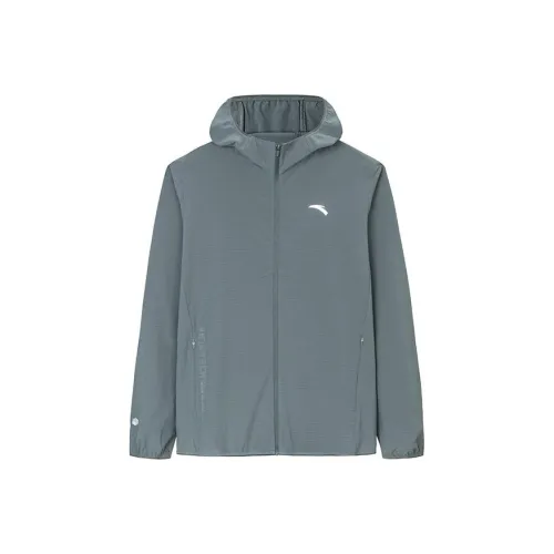 Anta Comprehensive Training Collection Outdoor Collection Breathable Sun Protection Clothing Men's Mystic Cabin Gray
