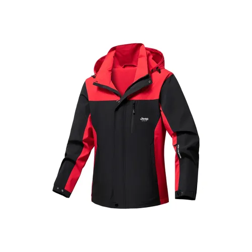 JEEP SPIRIT Water Resistant Windproof Wear Resistant Warm Cold Resistant Windbreaker Jacket Men's