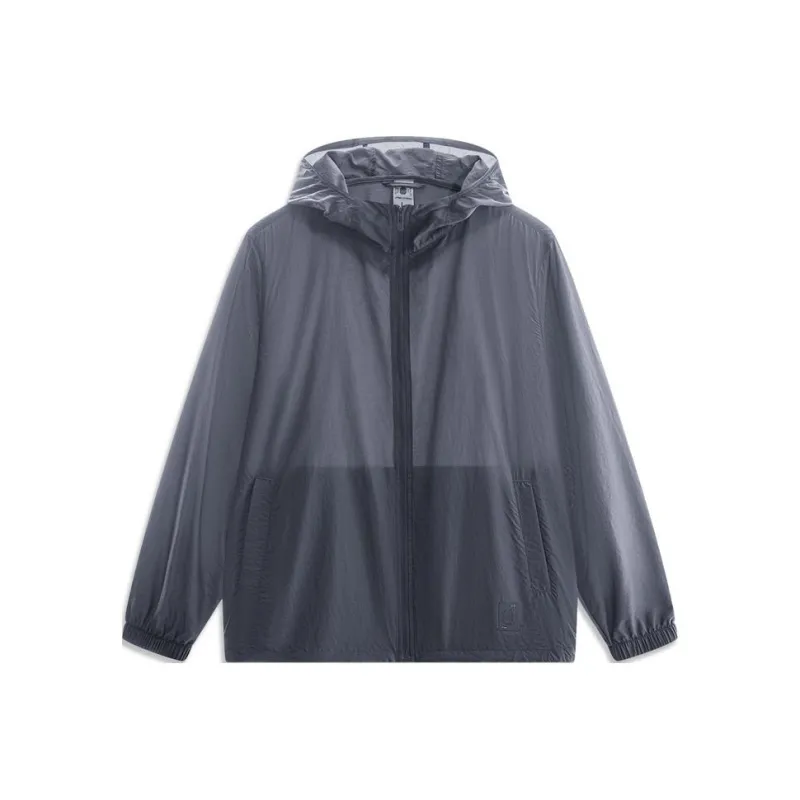 LiNing UV Protection Sun Protection Clothing Men's Jet Azure-0