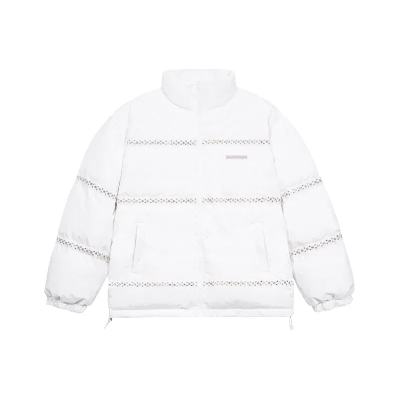 KILLWINNER Stand Collar Loose Fit Thickened Puffer Jacket Unisex-4