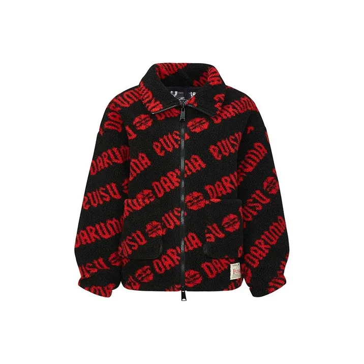 EVISU Velvet Jackets Women's Black Red-0