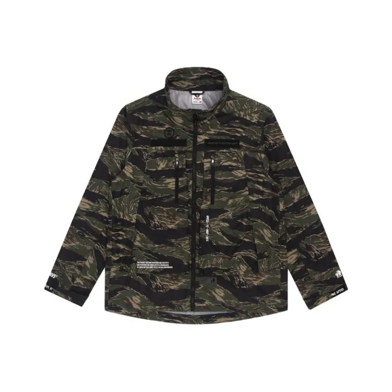 Aape Camouflage print Zip up Jacket-0