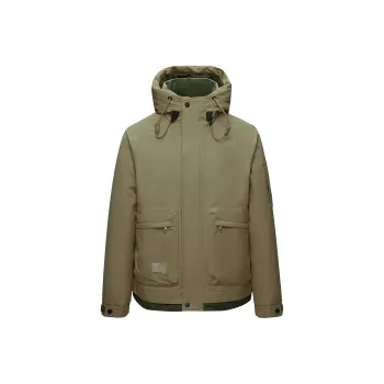 HLA Down Jackets Men Khaki 37