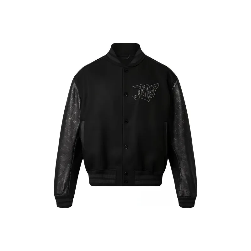 LOUIS VUITTON SS22 Baseball Jacket Men's Black-0