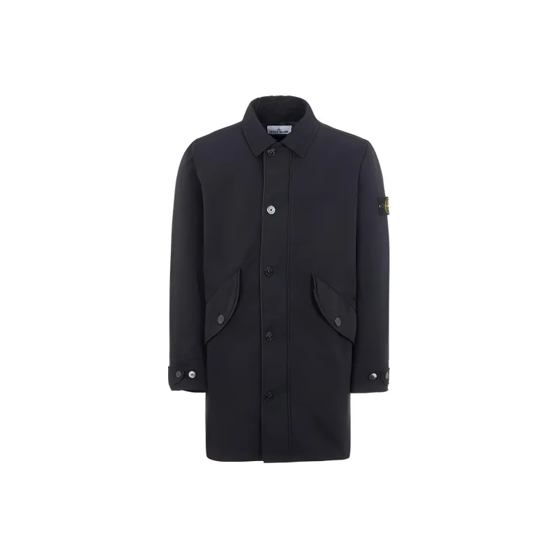STONE ISLAND Coats Men Navy Blue-0