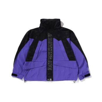 A BATHING APE Camo Panel Snowboard Jacket