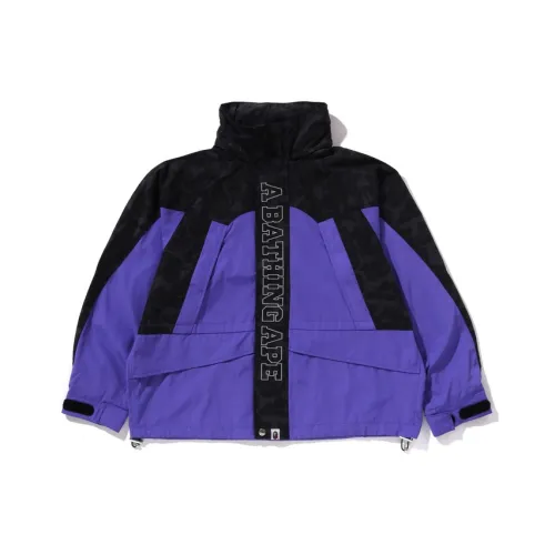 A BATHING APE Camo Panel Snowboard Jacket