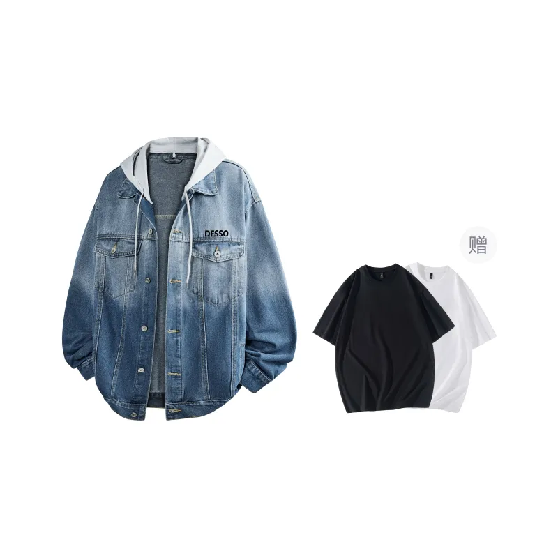 DESSO Denim Jackets Unisex-17