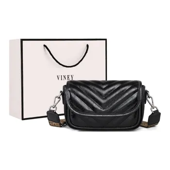 VINEY Cow Leather Shoulder Bag, Crossbody Bag, Bucket Bag Regular Women's Rice White Coffee