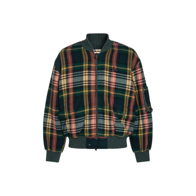 Vivienne Westwood Zipped Checked Jacket-0