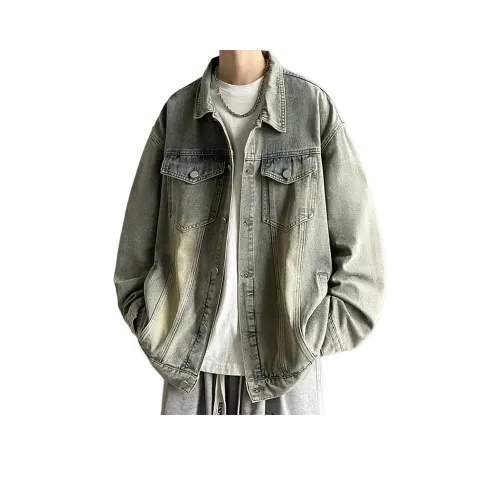 KIRHNE Denim Jackets Unisex
