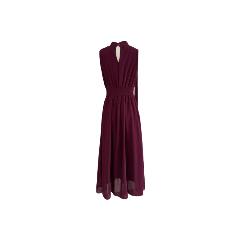 Udon House Sleeveless Dress Women's Purple-1