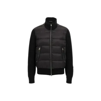 TOM FORD Zip Up Quilted Down Jacket