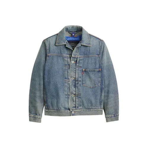 Levis Denim Jackets Men Blue