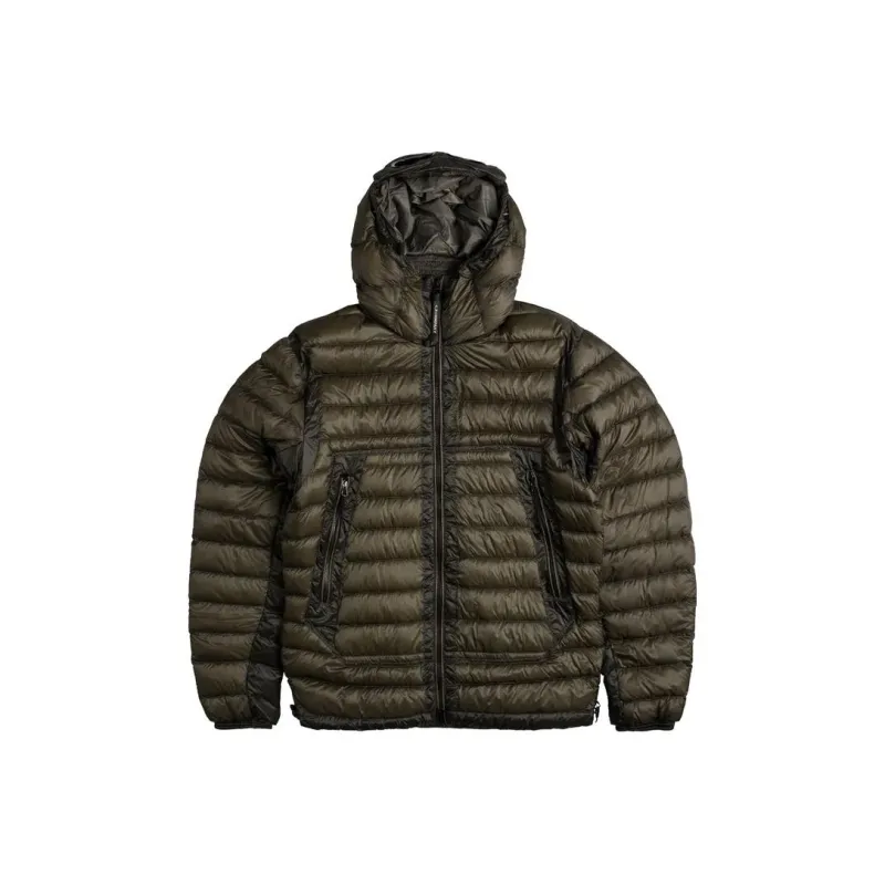 C.P.Company D. D. Shell Hooded Zipped Down Jacket-0