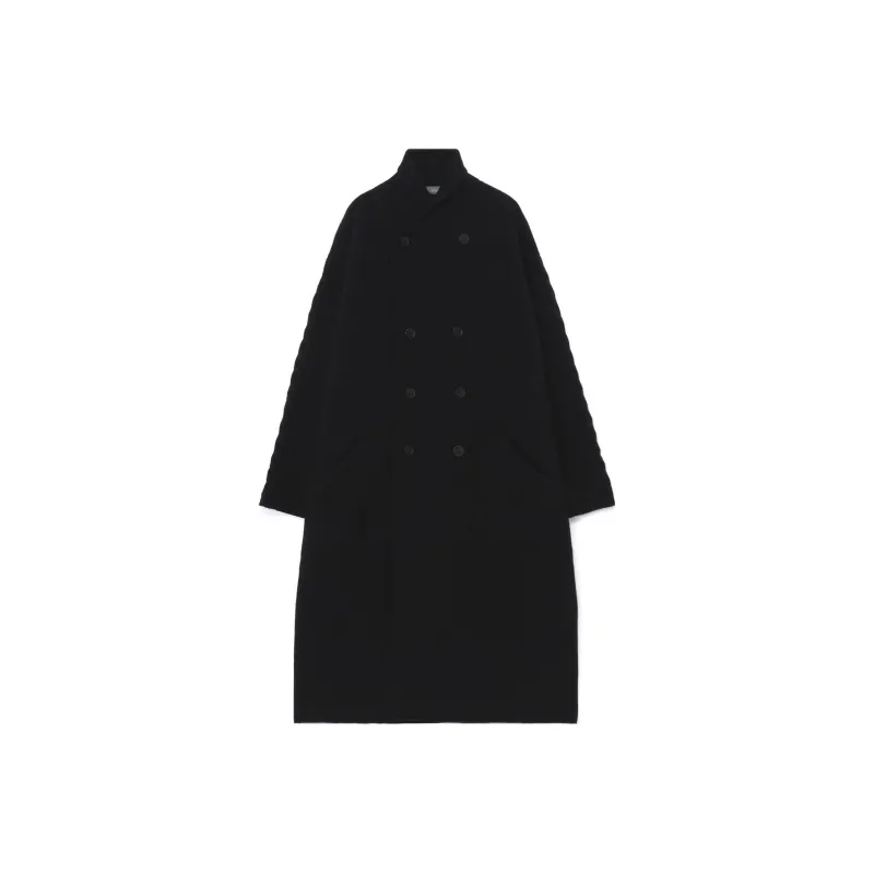 Yohji Yamamoto Chunky-knit Wool Coat-0